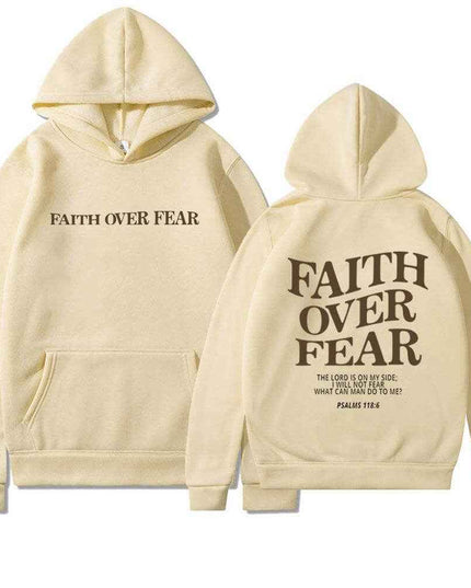 Faith Over Fear Men's And Women's Hoodies Sweater