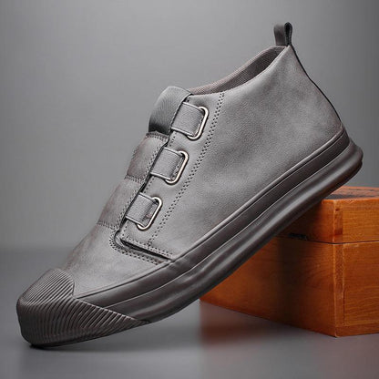 Mens Casual Leather Footwear Shoes - Plush Fashions Shop 