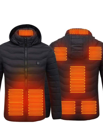 New Heated Coat USB Electric Thermal Winter Clothing - Plush Fashion Shop #