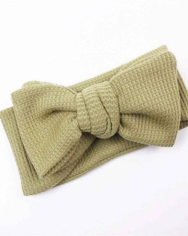 Infant Oversized Bow Hair Band - Plush Fashion Shop #