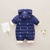 Boys' And Girls' Padded And Thickened Thermal OnesieStay warm and stylish with our Boys' and Girls' Padded and Thickened Thermal Onesie. Made of high-quality polyester, this onesie is perfect for cold days. The fashioInfant coatPlush Fashions ShopPlush Fashion ShopThickened Thermal Onesie