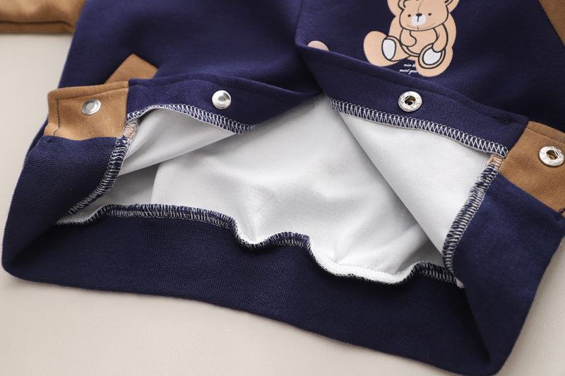 Infant Children's Jacket Three-piece Set