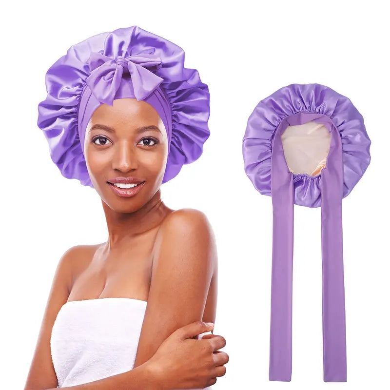 Women's Double Layered Silk Bonnet Hair Care Sleeping Hat with ElasticExperience ultimate hair protection and comfort while you sleep with the AWAYTR Double Layered Satin Night Caps for Women. Our satin sleep cap comes with a wide, sofhead scarfPlush Fashions ShopPlush Fashion Shop