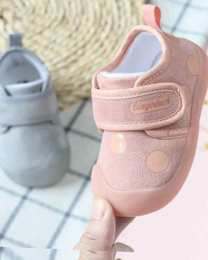 Infants And Toddlers Soft-soled Cotton Cloth Will Not Drop Shoes