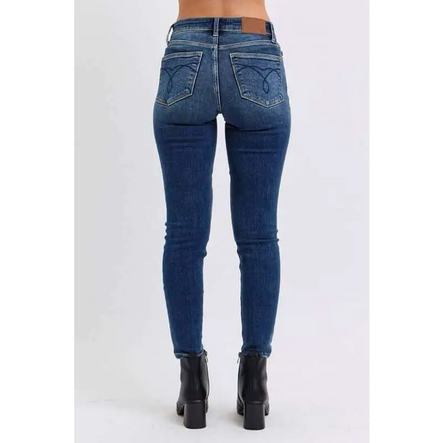 Judy Blue Blue Denim Skinny Jeans from Plush Fashion Shop for stylish comfort and fit